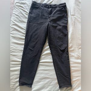 American Eagle black high waisted jeggings